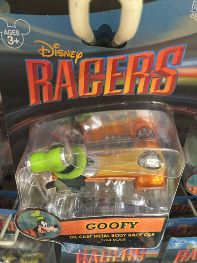 disney parks racers die cast metal goofy car new with box