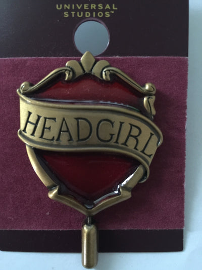 Universal Studios Harry Potter Gryffindor Head Girl Pin New with Card