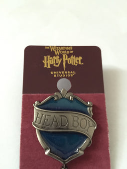 Universal Studios Harry Potter Ravenclaw Head Boy Pin New with Card
