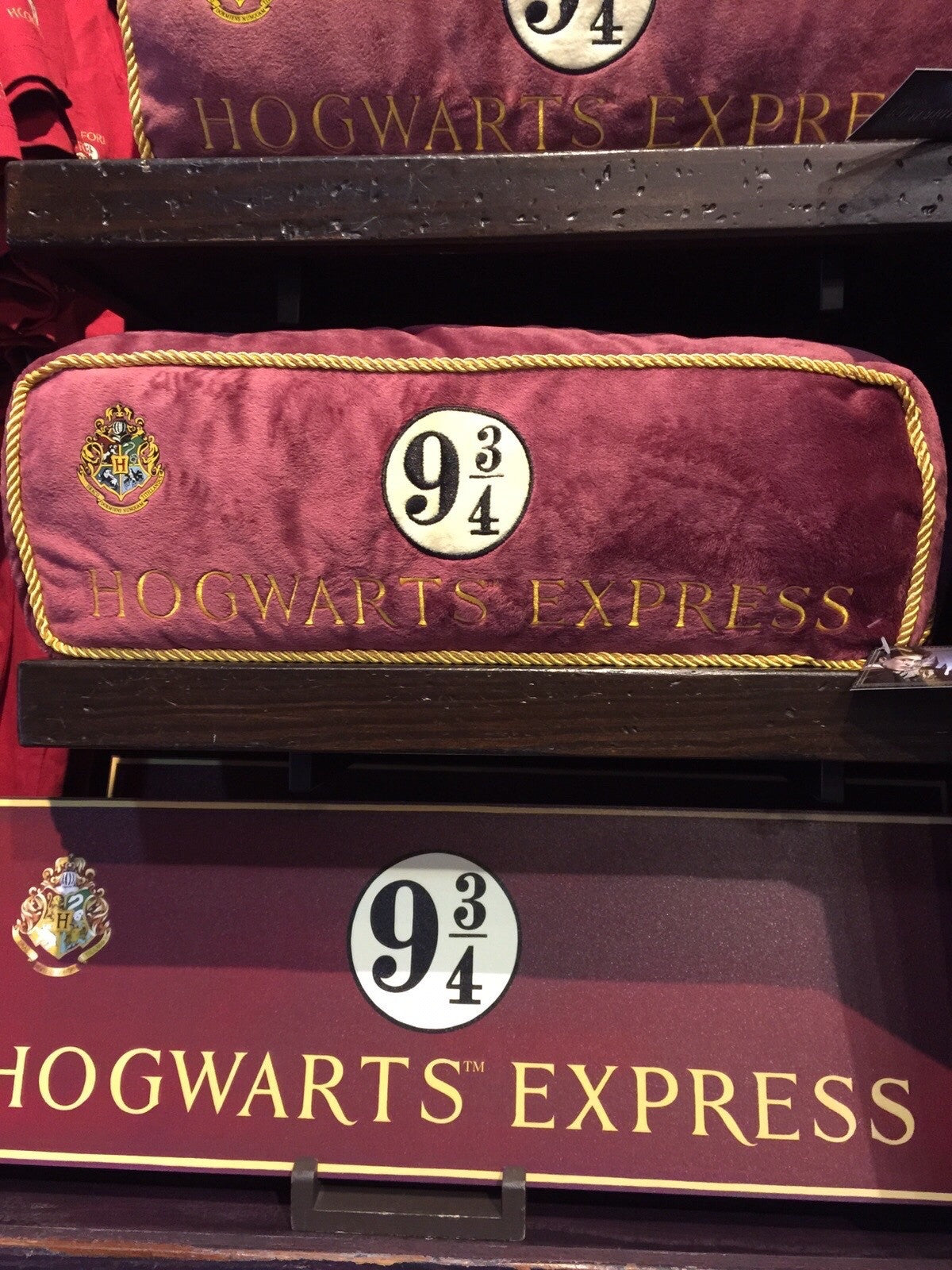 Universal Studios Wizarding World Harry Potter Hogwarts Express Train Pillow New