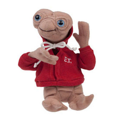 Universal Studios Extra Terrestrial E.T. with Red Hoodie 6" Plush Magnet New with Tags