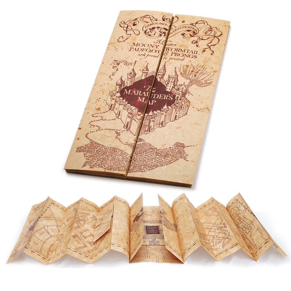 universal studios the wizarding world of harry potter marauder's map new