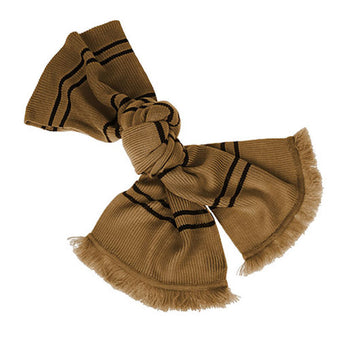 universal studios harry potter hufflepuff house tassels scarf new with tags