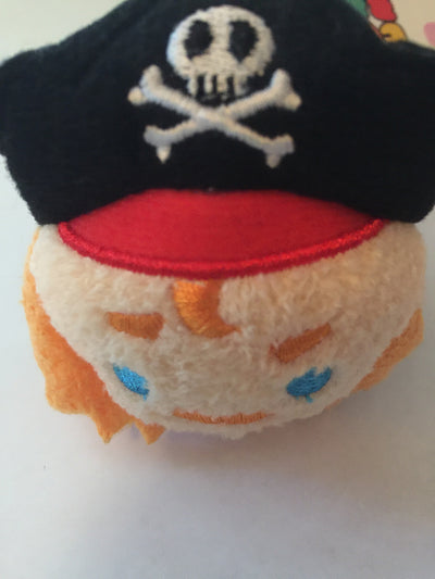 Disney Parks Tsum Tsum Pirates of the Caribbean Pirate Captain plush new tags