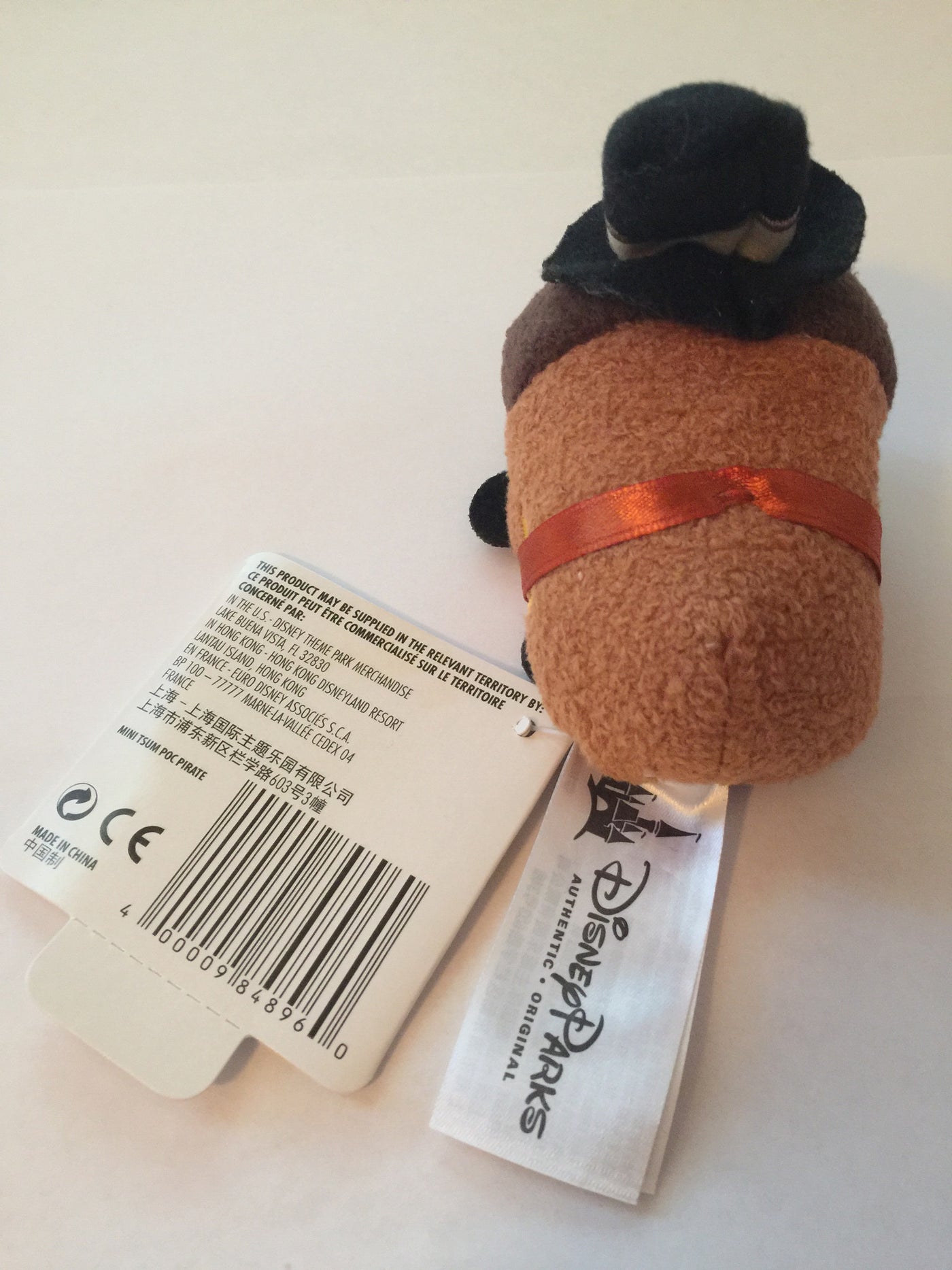 Disney Parks Tsum Tsum Pirates of the Caribbean Captain Jack Sparrow Plush New with Tags