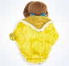 disney parks 10" baby blanket princess belle plush new with tags