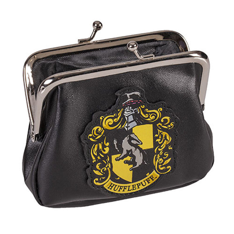 Universal Studios Harry Potter Crest Hufflepuff Coin Purse New With Tags