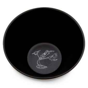 Disney Parks Chalkboard Be Our Guest Ceramic Bowl Black Lumiere New