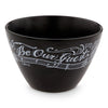 Disney Parks Chalkboard Be Our Guest Ceramic Bowl Black Lumiere New