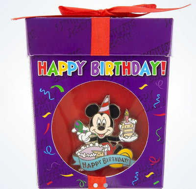 Disney Mickey Mouse Happy Birthday Pin New