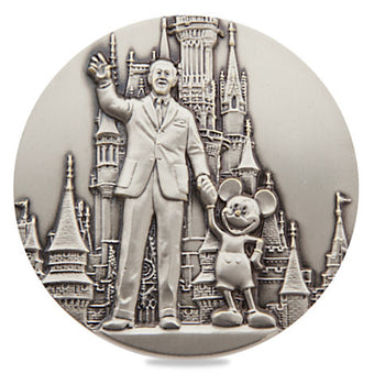 Disney Walt Disney and Mickey Mouse ''Partners'' Commemorative Medallion New