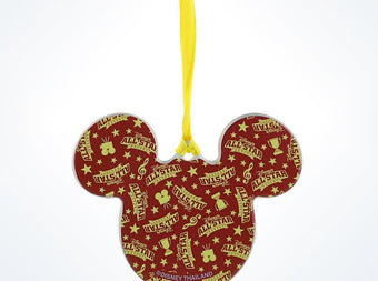 Disney Parks All-Star Mickey Disc Christmas Ornament New With Tags
