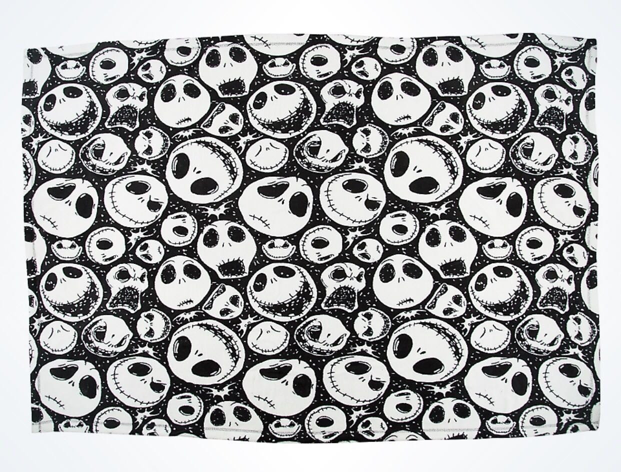 Disney Parks The Nightmare Before Christmas Jack Throw Blanket New With Tags