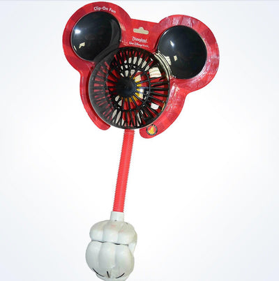 Disney Parks Mickey Mouse Clip-On Fan New With Card
