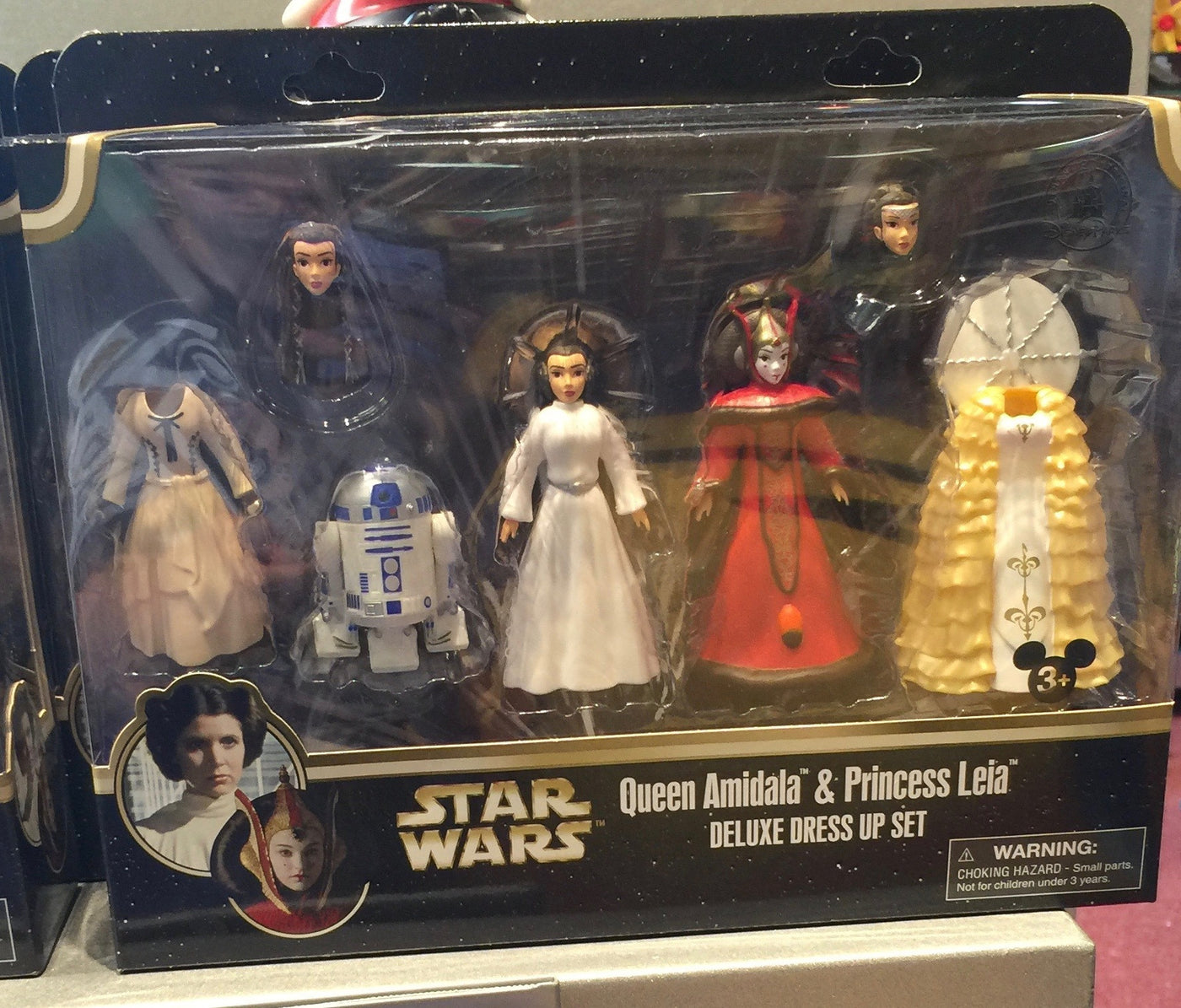 Disney Parks Star Wars Queen Amidala & Princess Leia Deluxe Dress Up Set New Box