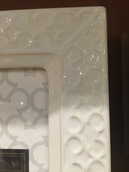 Disney Parks Mickey Mouse Icons Ceramic Photo Picture Frame 5x7 New