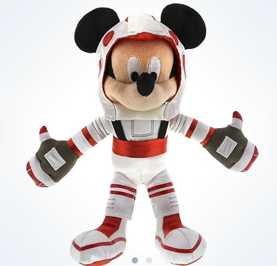 Disney Parks Mickey Mouse 9" Mission Space Astronaut Plush New With Tags
