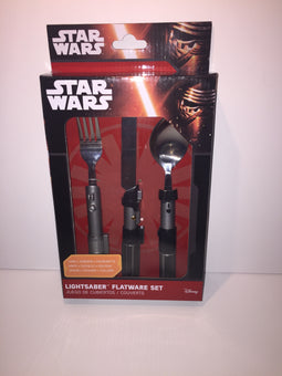 Star Wars Yoda Darth Vader and Luke Lightsaber Flatware Set New With Box