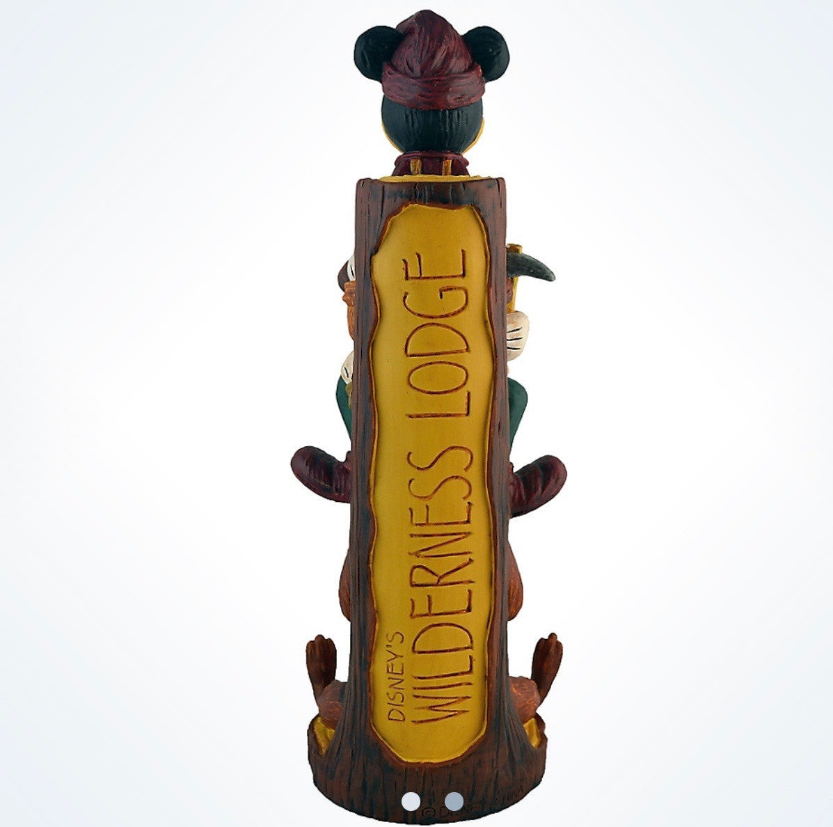 Disney Parks Wilderness Lodge Mickey & Friends Totem Pole Resin Figurine New
