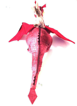 Universal Studios Shrek 4-D 23" Donkey Riding Dragon Plush Toy New With Tags