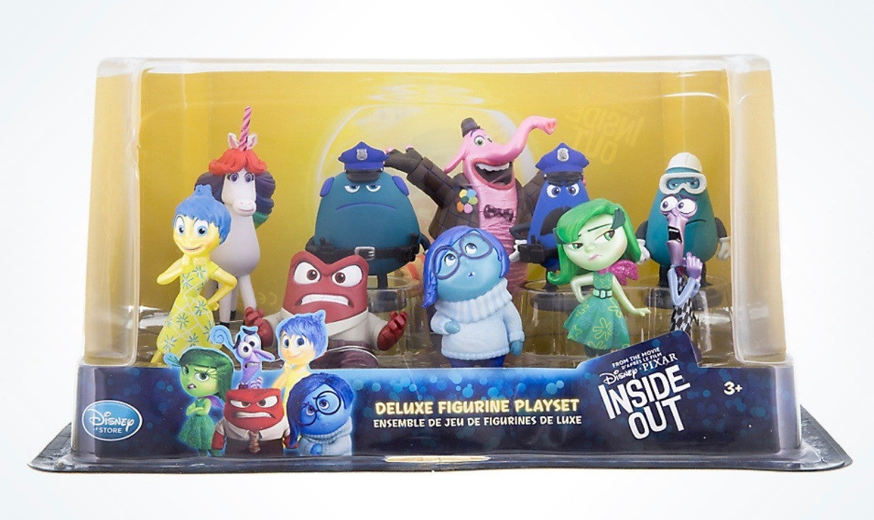 Disney Parks Pixar Inside Out Deluxe Figure Play Set New with Box