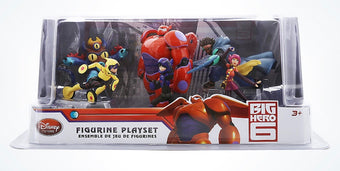Disney Store Big Hero 6 Play Set Figurine Cake Topper 6pcs New with Box