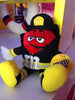 M&M's Red Character as Fireman Soft Plush New with Tags