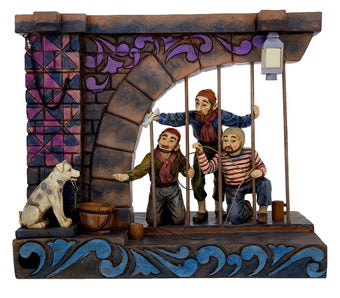 Disney Jim Shore Traditions Figure Pirates of the Caribbean Jail Scene New Box