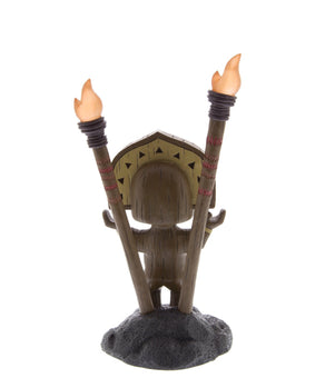 Disney Resort Polynesian Village Tiki Totem Statue Figure Light Up Trader Sam