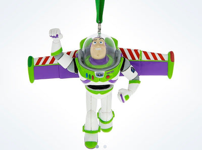 Disney Parks Toy Story Buzz Lightyear Resin Christmas Ornament New with Tags