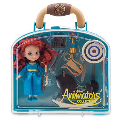 Disney Animators' Collection Merida Mini Doll Play Set 5'' New with Case - I Love Characters