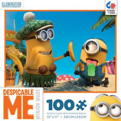 Despicable Me Minions Popsicle 100 pcs Jigsaw Puzzle Ceaco New with Box - I Love Characters