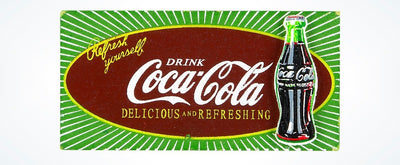 Drink Coca Cola Authentic Wood Refresh Yourself Magnet New