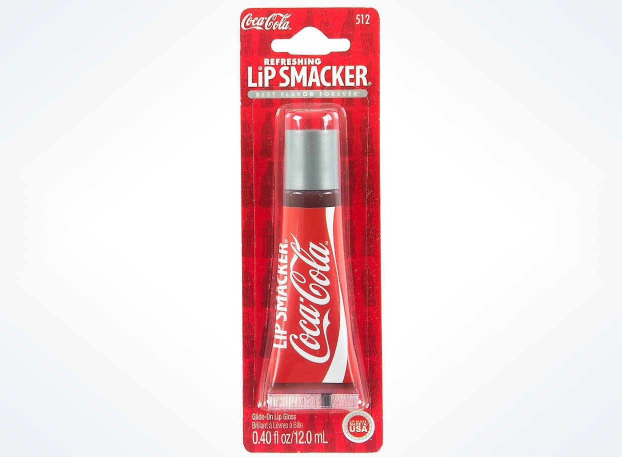 Coca Cola Authentic Flovored Lip Gloss Smacker New with Card - I Love Characters