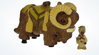 Disney Parks Star Wars Tusken Raider & Bantha Motorized Figure New with Box