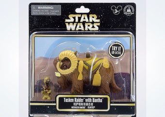 Disney Parks Star Wars Tusken Raider & Bantha Motorized Figure New with Box