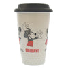 Disney Parks Mickey Throught Friday Ceramic Coffee Travel Mug New