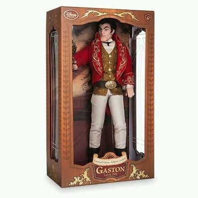Disney Store Gaston From Beauty and the Beast Limited Doll of 2500 New with Box