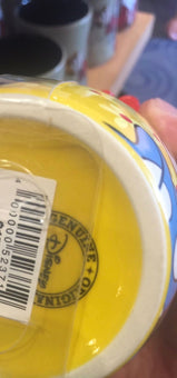 Disney Parks Minnie Mouse Bow Ceramic Coffee Mug with Silicon Lid New