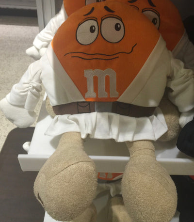 M&M's World Star Wars Orange Luke Skywalker Plush New with Tags