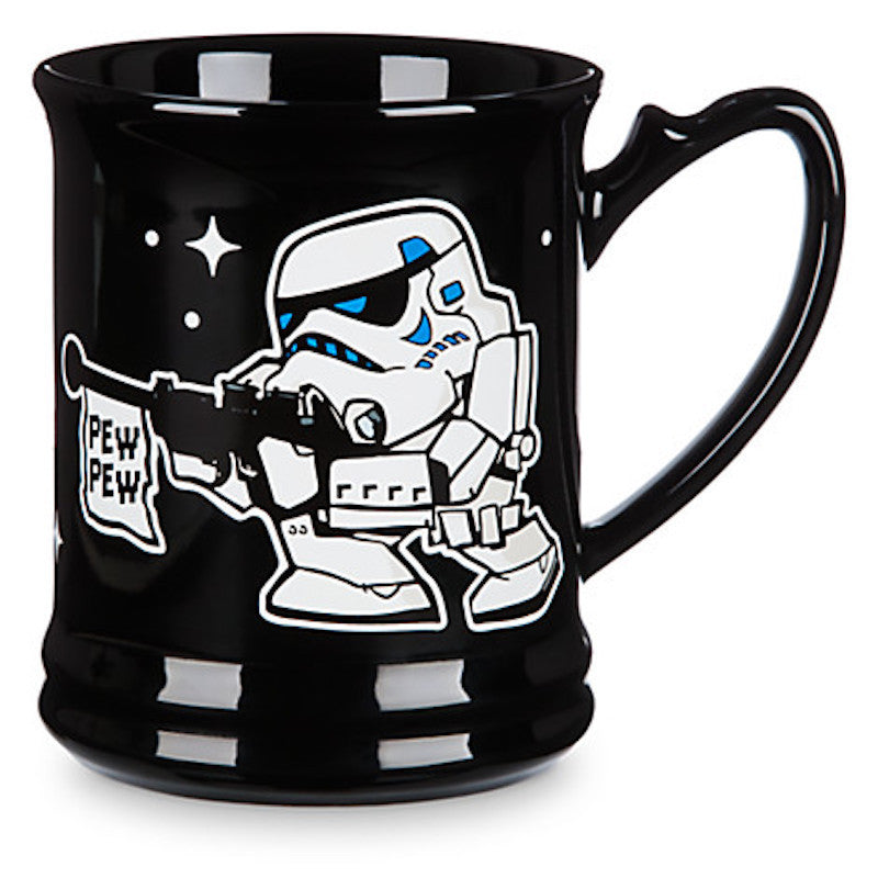 Disney Parks Star Wars Stormtrooper Cartoon Graphic Ceramic Coffee Mug New