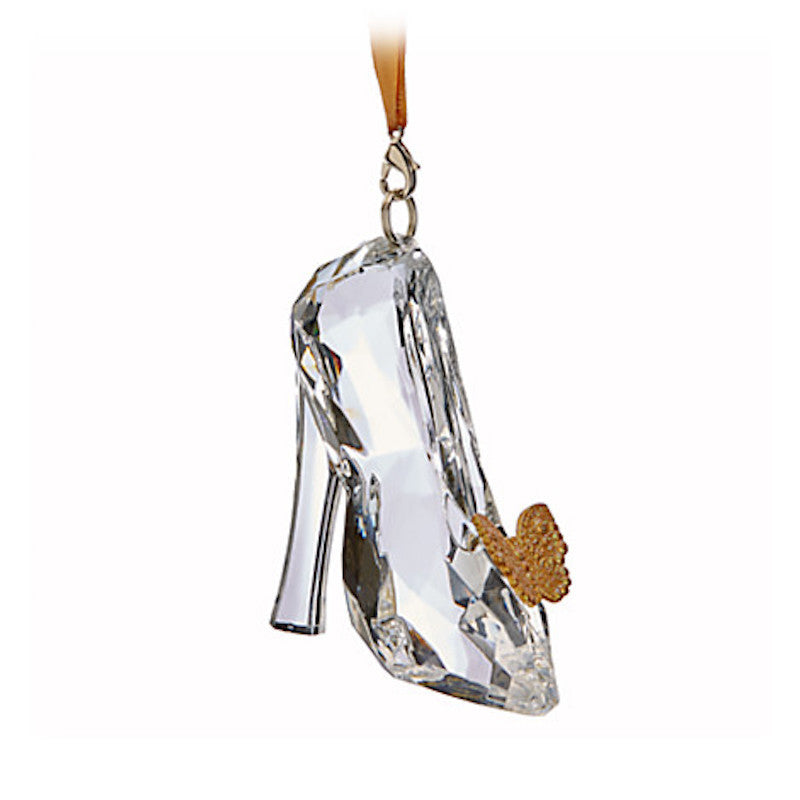Disney Parks Live Action Film Cinderella Slipper Holiday Ornament New with Tags