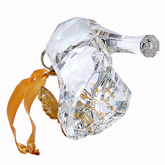 Disney Parks Live Action Film Cinderella Slipper Holiday Ornament New with Tags