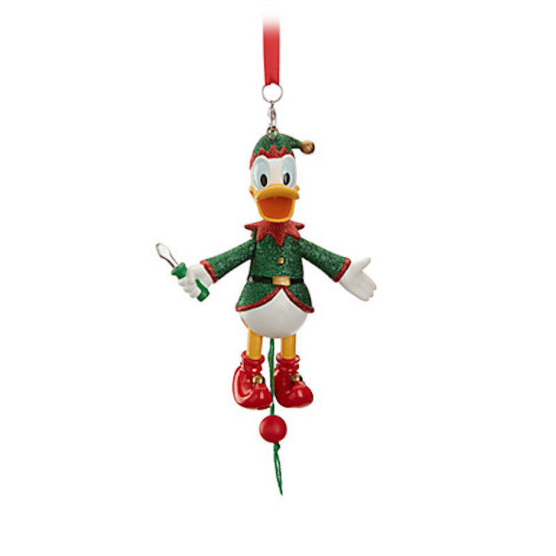 Disney Parks Donald Duck Articulated Figural Holiday Ornament New with Tags