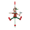 Disney Parks Goofy Articulated Figural Christmas Resin Ornament New with Tags