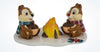 Disney Parks Holiday Retro Christmas Chip & Dale Salt & Pepper New with Card