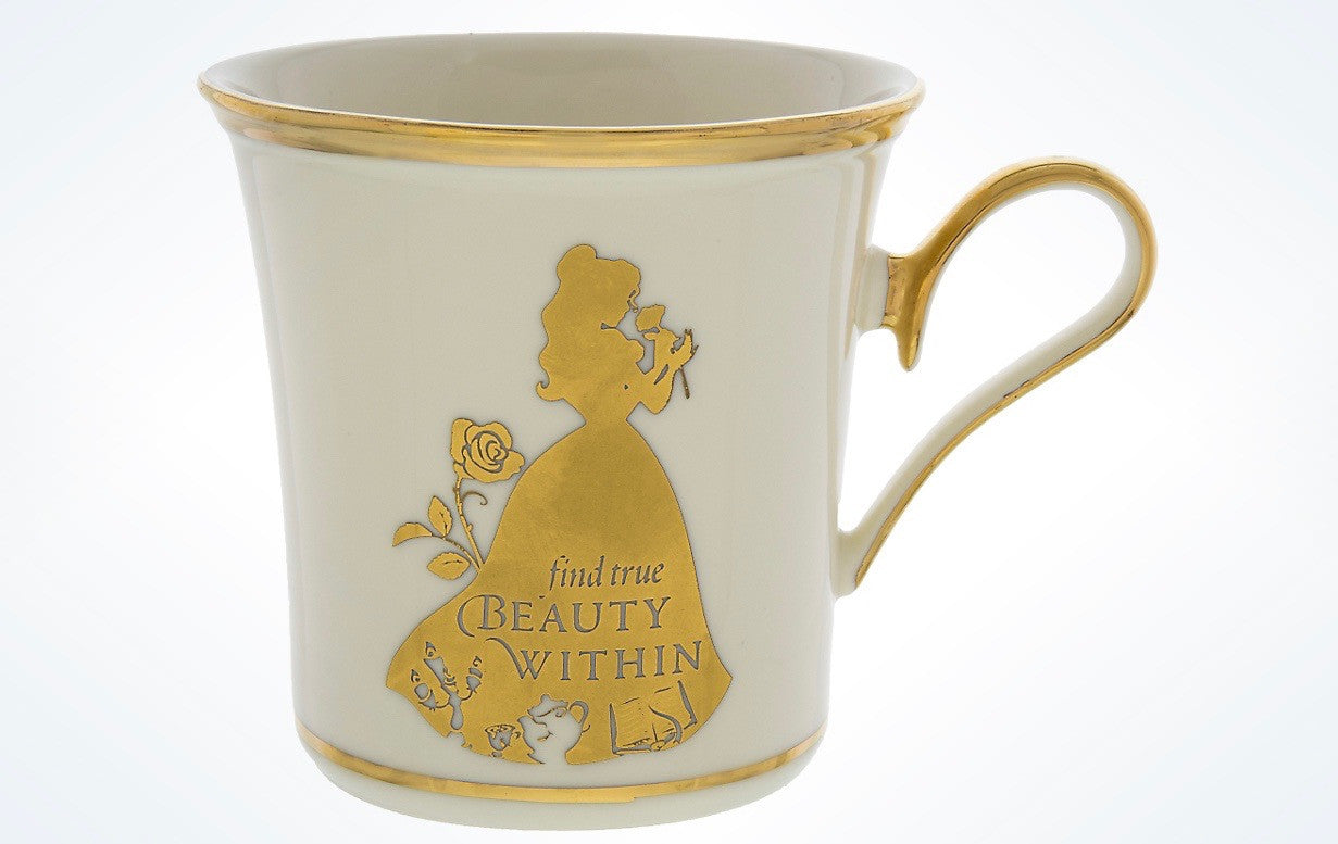 Disney Parks Princess Belle Find True Beauty Within Porcelain Mug Lenox New Box