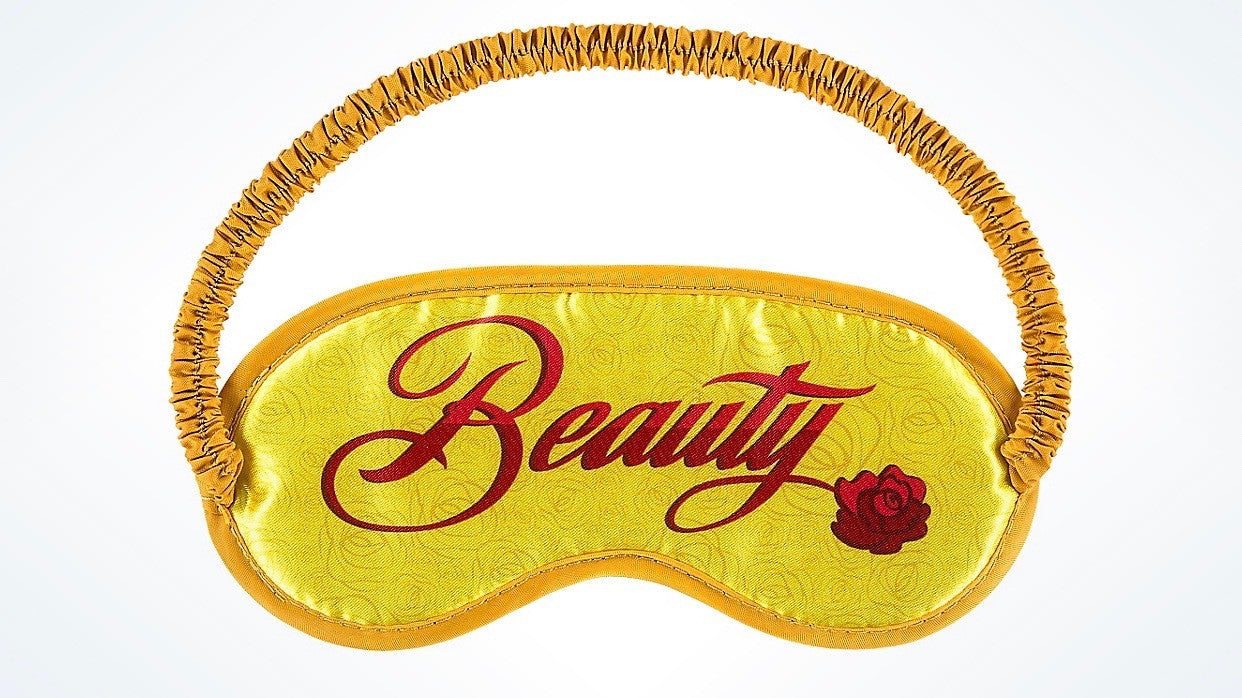 Disney Parks TAG Collection Beauty & the Beast Sleep Eye Mask New with Card