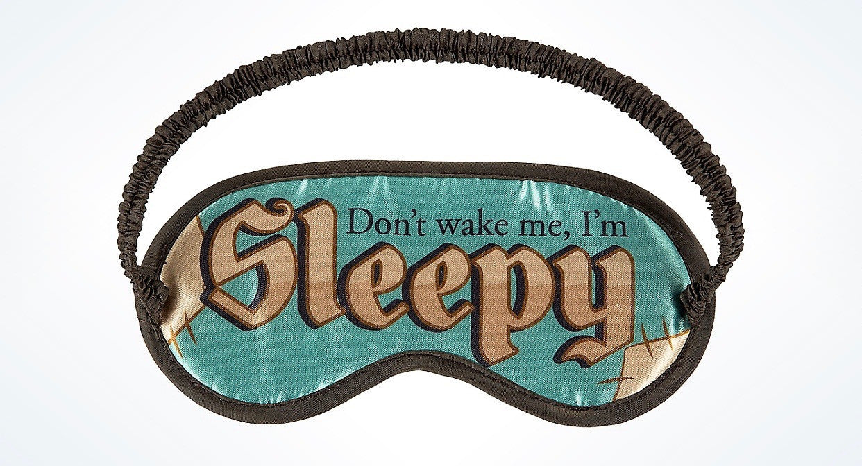 Disney Parks TAG Collection Grumpy & Sleepy Satin Sleep Eye Mask New with Card