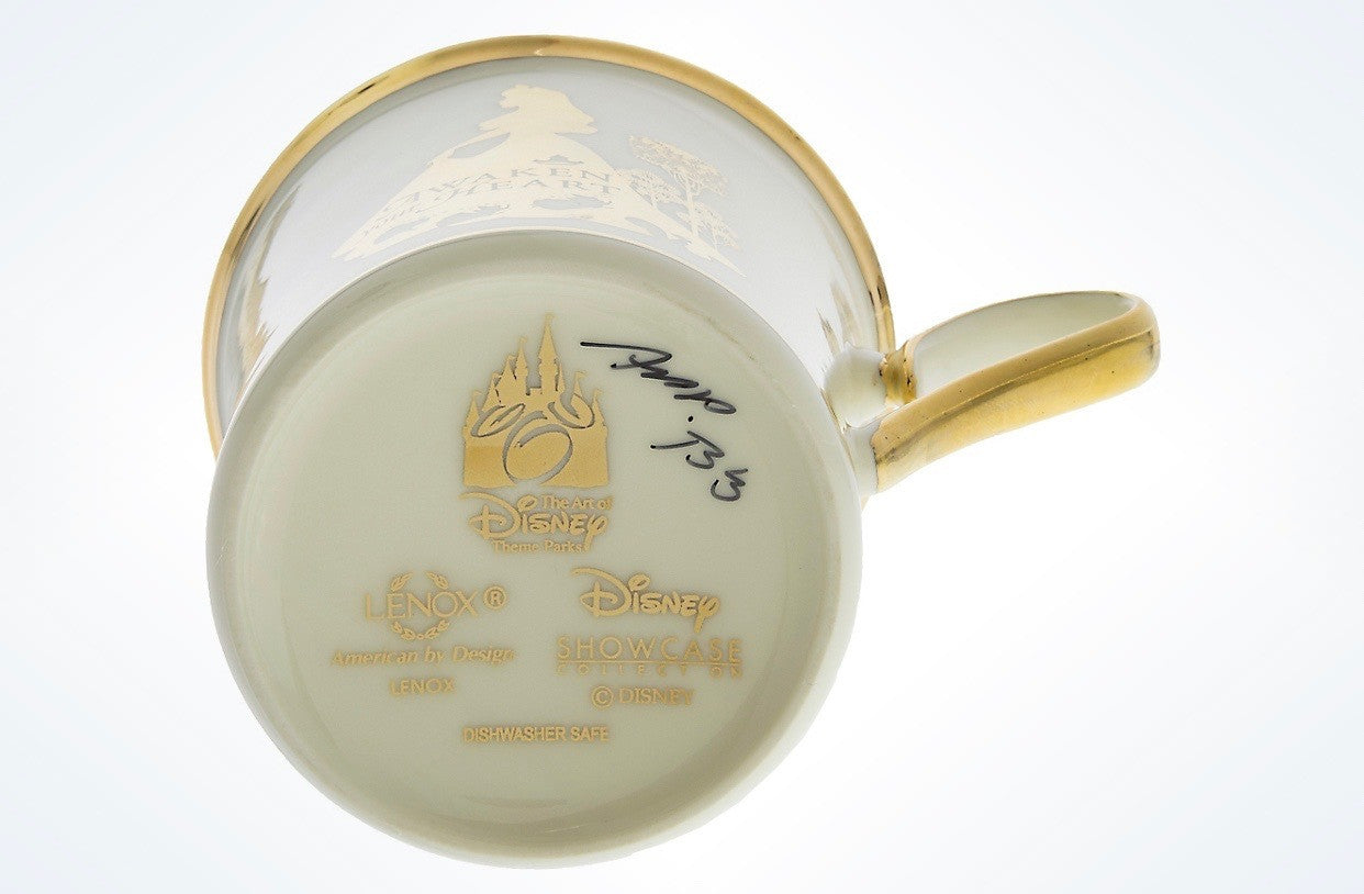 Disney Parks Princess Aurora Awaken your Heart Porcelain Mug Lenox New with Box
